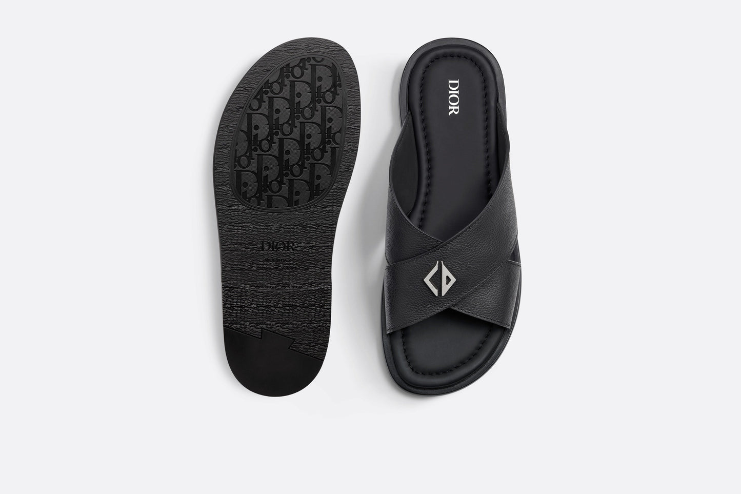 Dior Alias Sandal • Black Grained Calfskin
