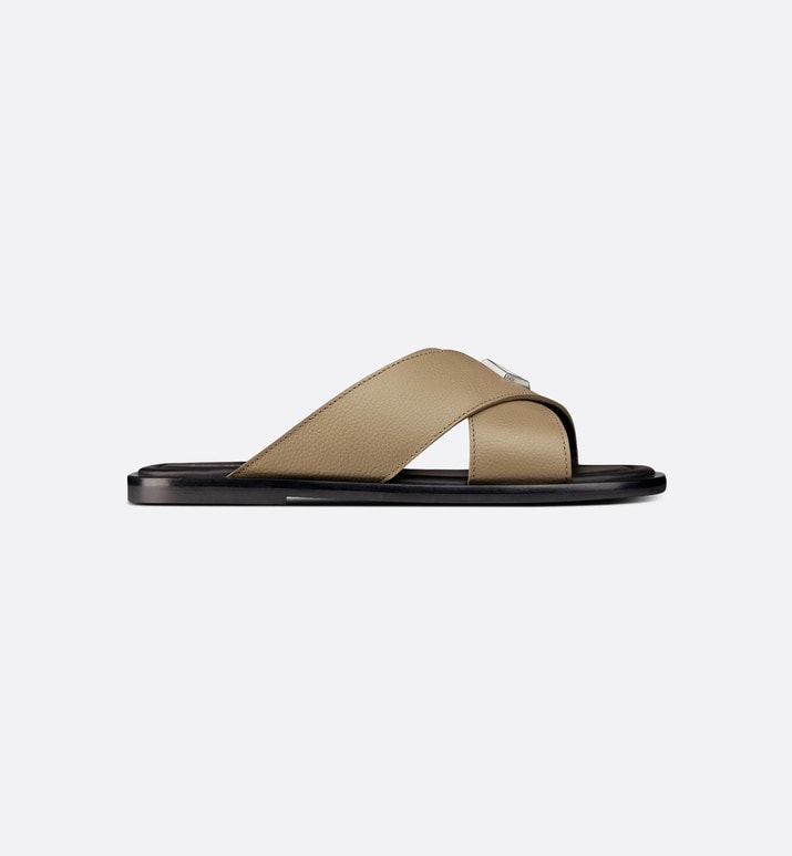 Dior Alias Sandal • Beige Grained Calfskin