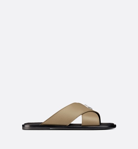 Dior Alias Sandal • Beige Grained Calfskin