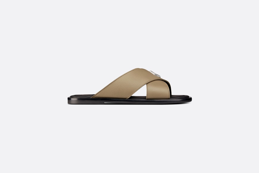 Dior Alias Sandal • Beige Grained Calfskin