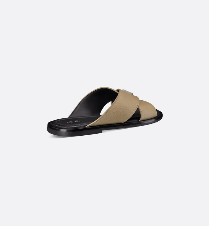 Dior Alias Sandal • Beige Grained Calfskin