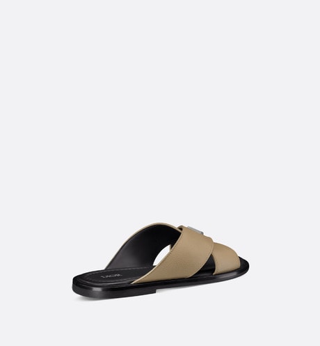 Dior Alias Sandal • Beige Grained Calfskin
