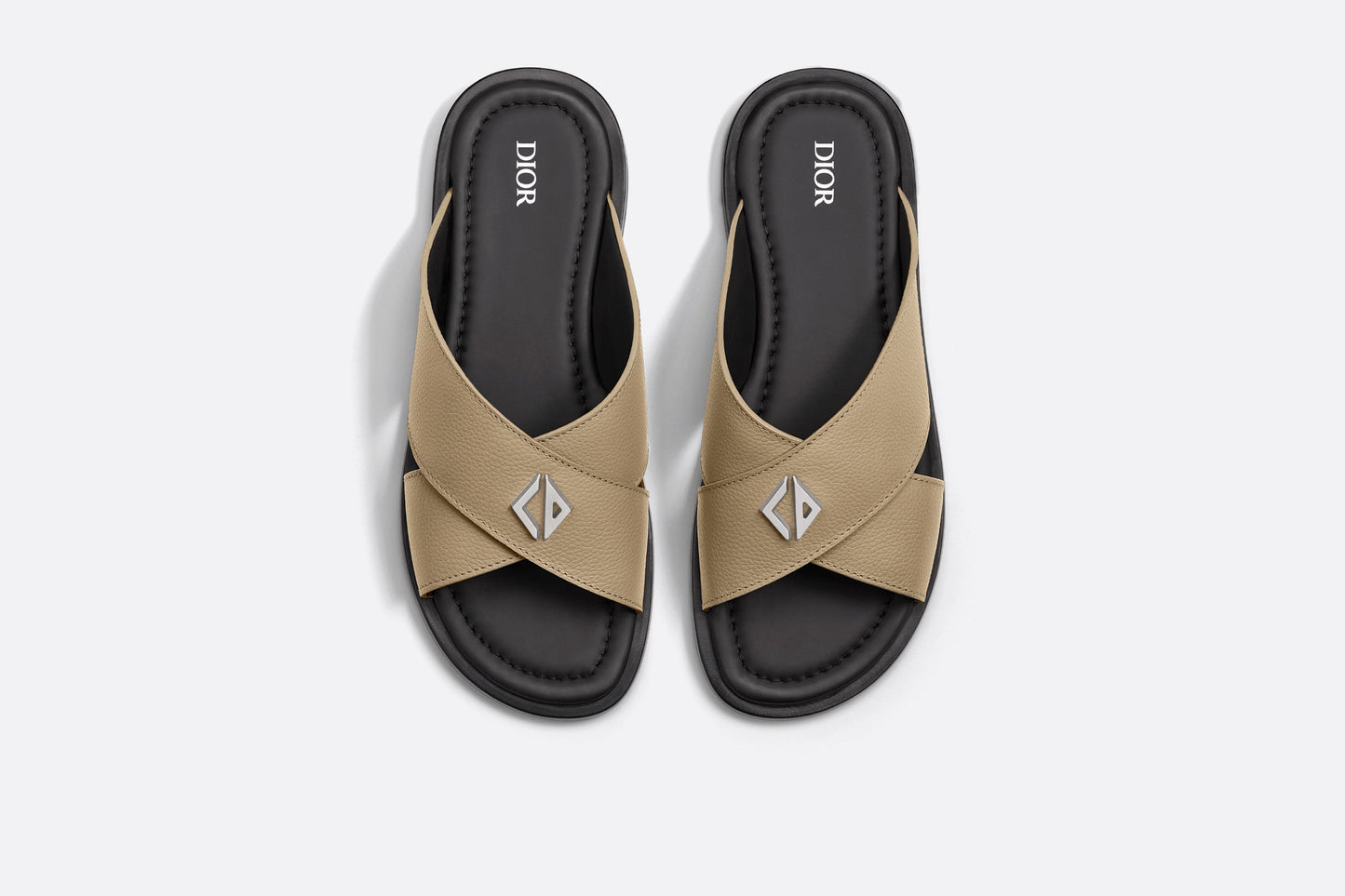 Dior Alias Sandal • Beige Grained Calfskin