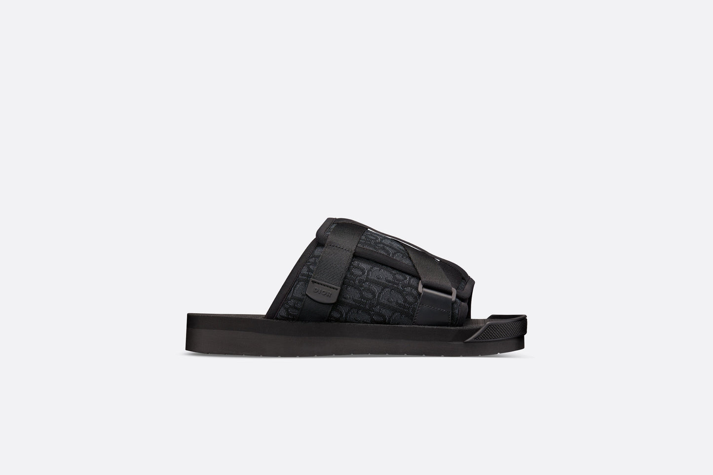 Dior Alpha Sandal • Black Dior Oblique Jacquard