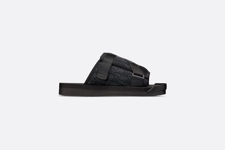 Dior Alpha Sandal • Black Dior Oblique Jacquard