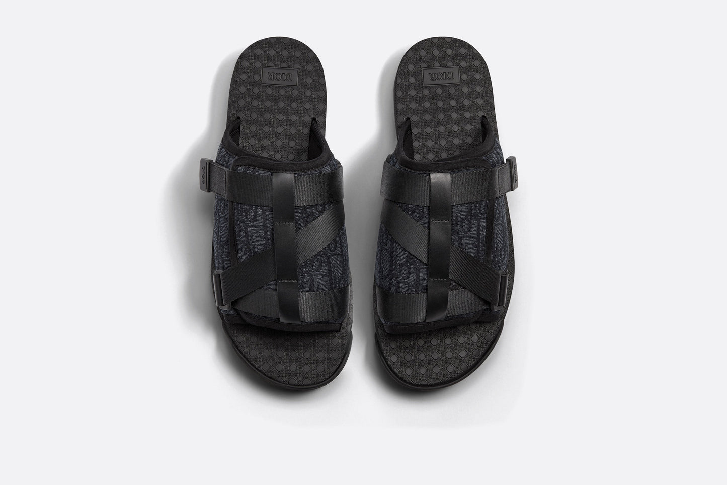 Dior Alpha Sandal • Black Dior Oblique Jacquard