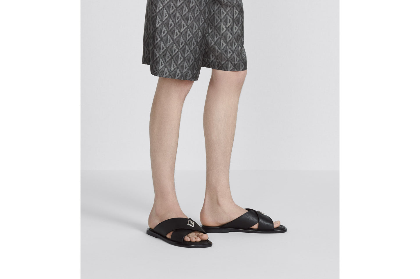 Dior Alias Sandal • Black Grained Calfskin