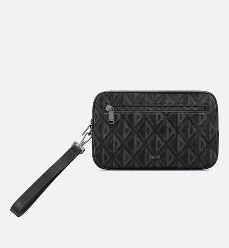 Toiletry Bag • Black CD Diamond Canvas