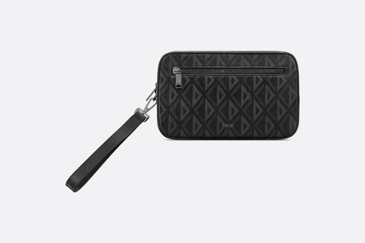 Toiletry Bag • Black CD Diamond Canvas
