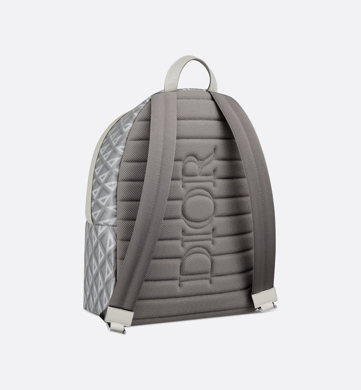 Rider Backpack • Dior Gray CD Diamond Canvas and Smooth Calfskin