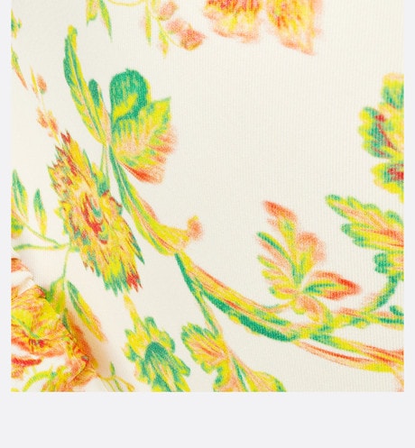 Kid's One-Piece Swimsuit • Technical Fabric with Floral Print