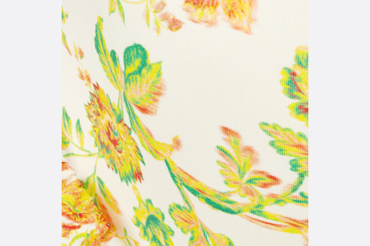 Kid's One-Piece Swimsuit • Technical Fabric with Floral Print