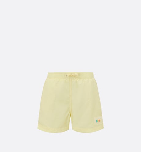 Kid's Swim Shorts • Yellow Technical Mesh
