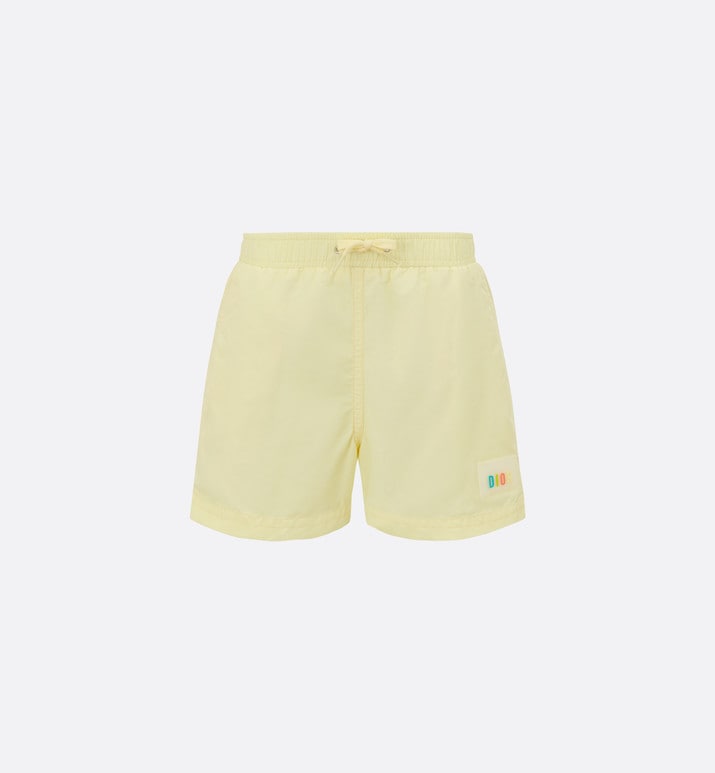 Kid's Swim Shorts • Yellow Technical Mesh