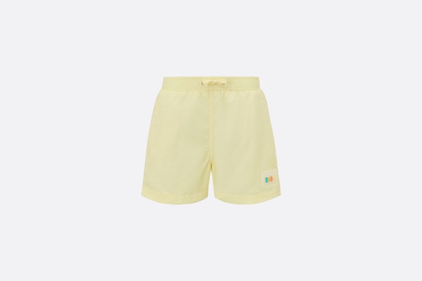 Kid's Swim Shorts • Yellow Technical Mesh