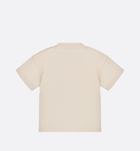 Baby T-Shirt • Light Beige Thick Cotton Jersey