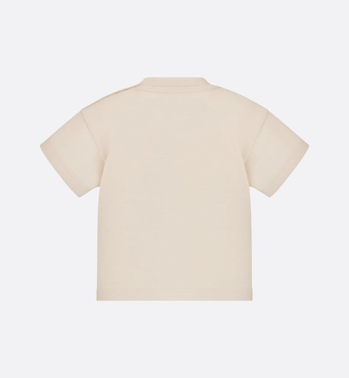 Baby T-Shirt • Light Beige Thick Cotton Jersey