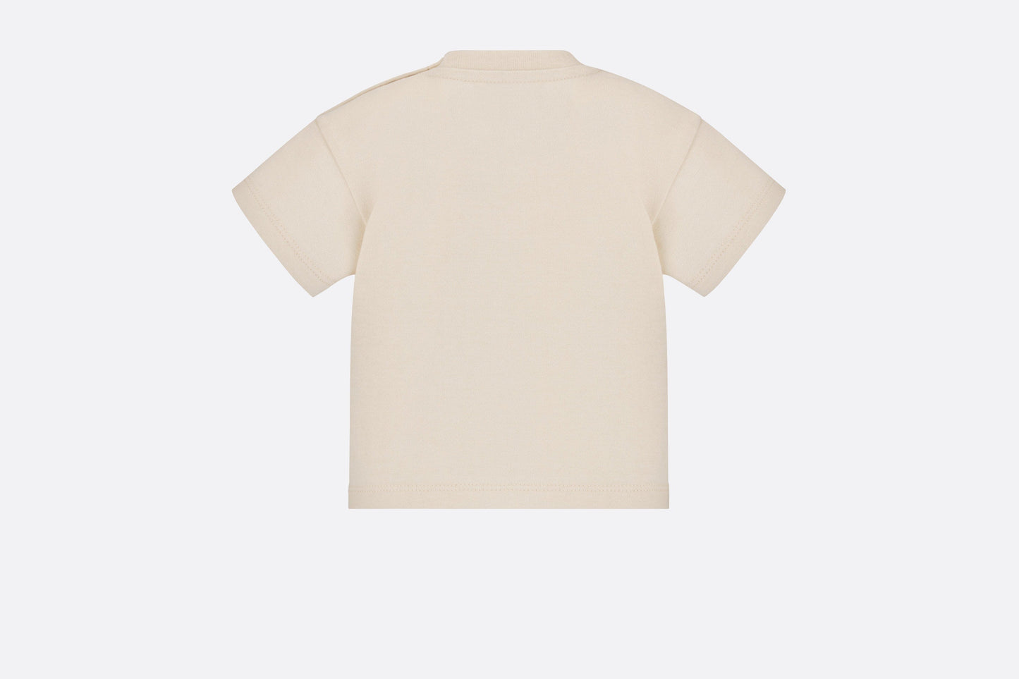 Baby T-Shirt • Light Beige Thick Cotton Jersey