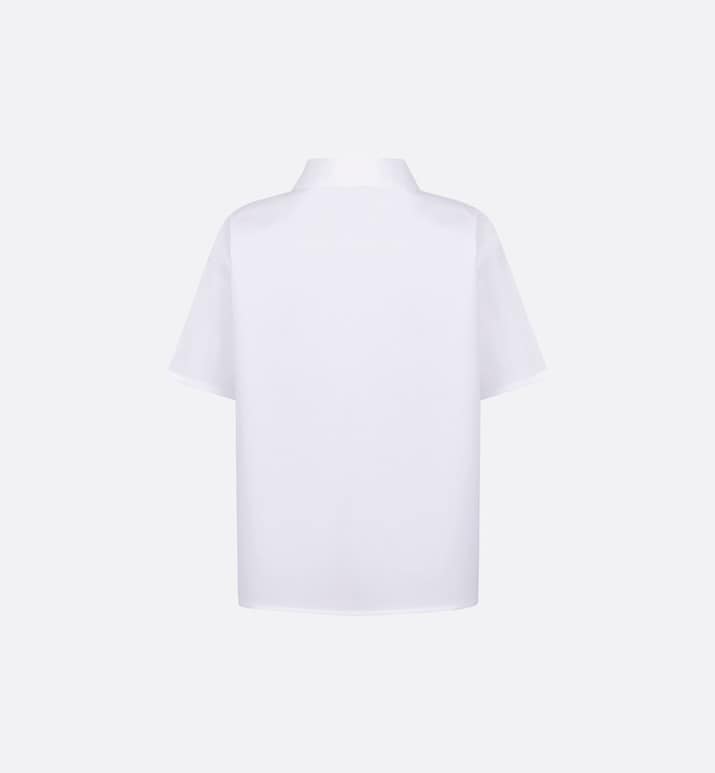 Kid's Shirt • White Cotton Poplin