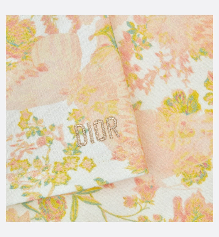 Baby T-Shirt • Multicolor Cotton Jersey with Floral Print