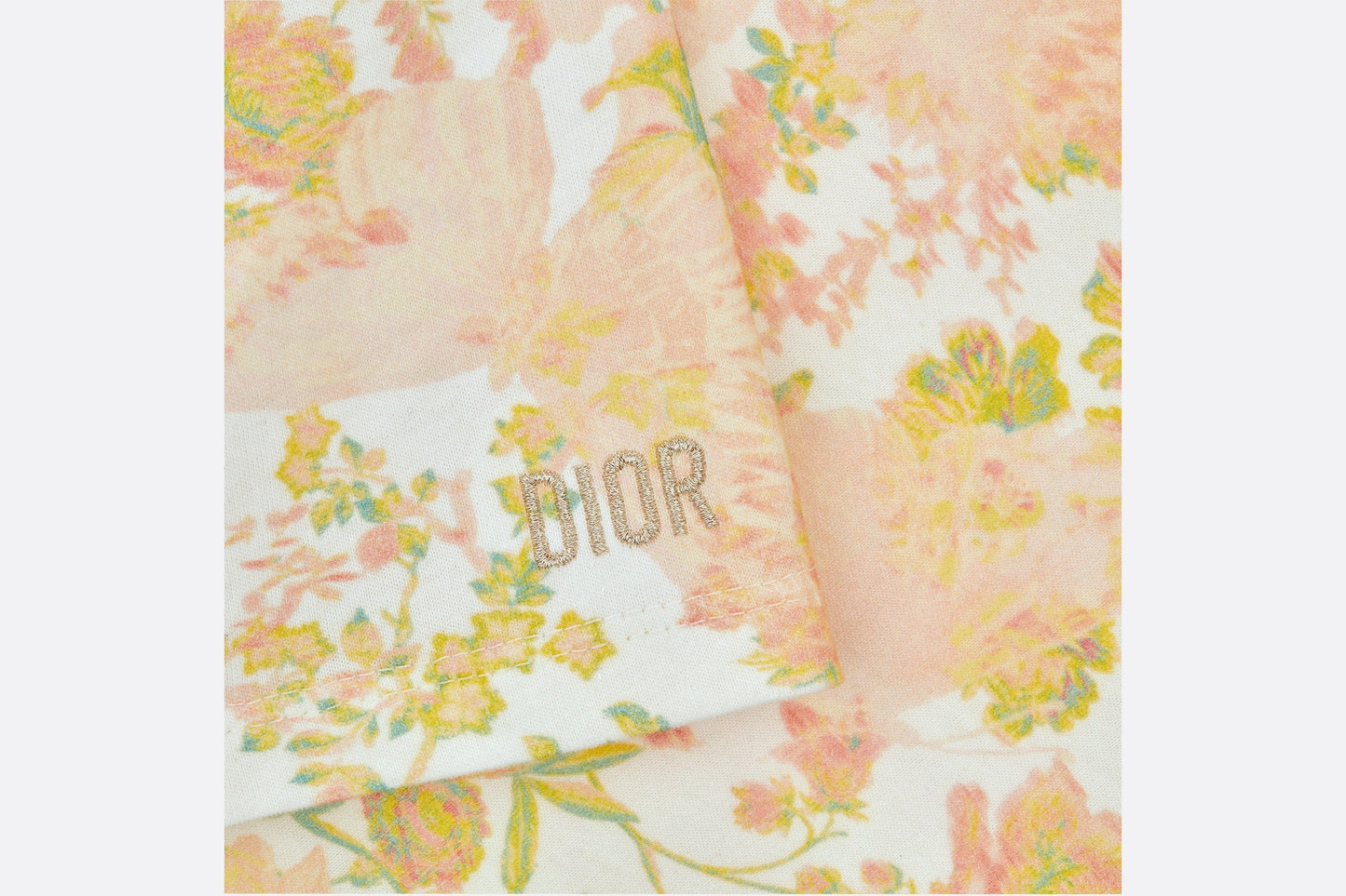 Baby T-Shirt • Multicolor Cotton Jersey with Floral Print