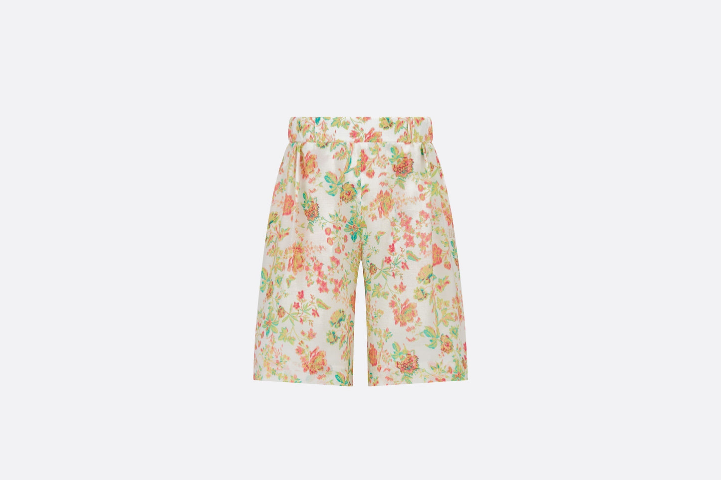 Kid's Shorts • Multicolor Voile with Floral Print