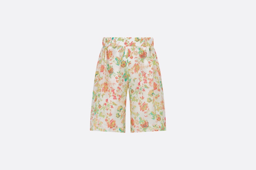 Kid's Shorts • Multicolor Voile with Floral Print