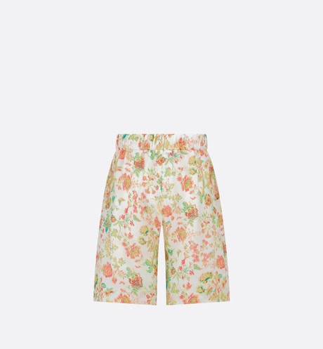 Kid's Shorts • Multicolor Voile with Floral Print