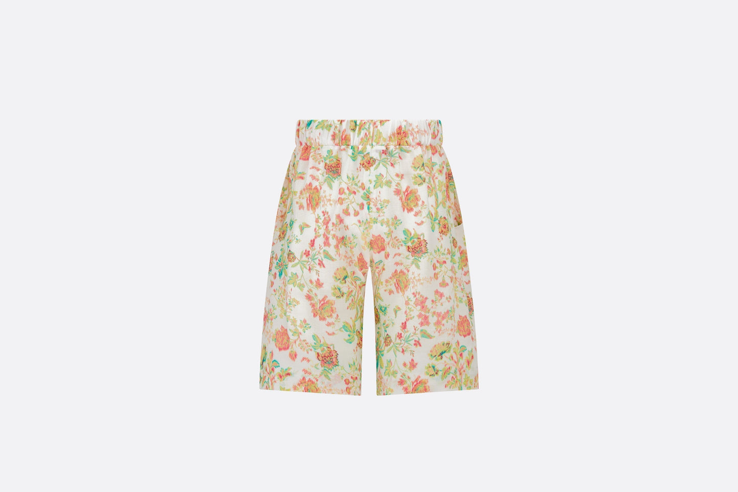 Kid's Shorts • Multicolor Voile with Floral Print