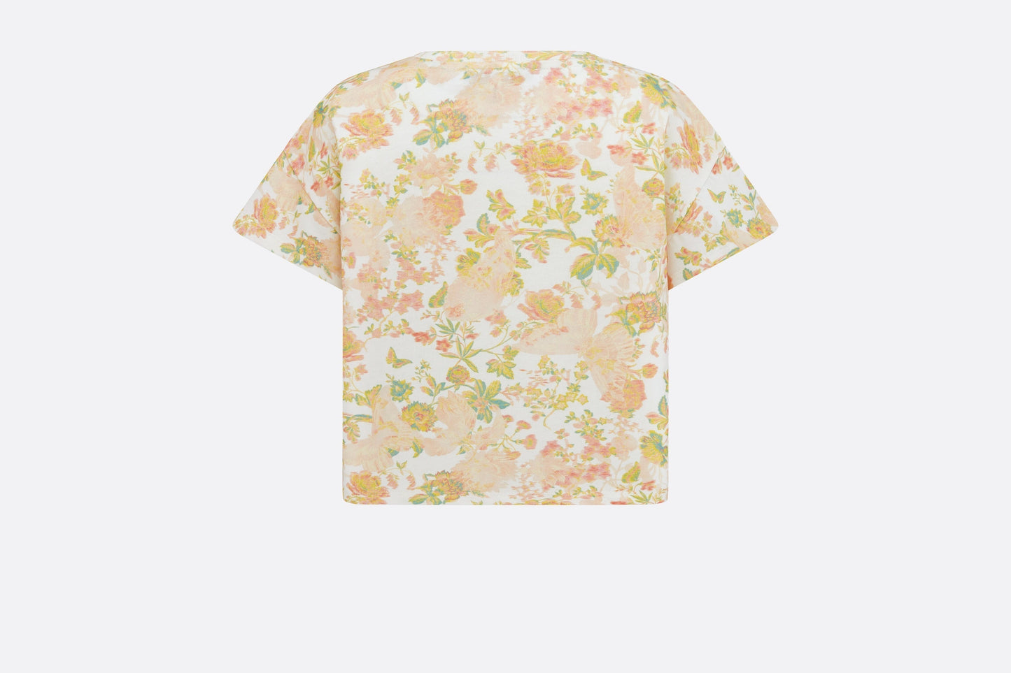 Kid's T-Shirt • Multicolor Cotton Jersey with Floral Print