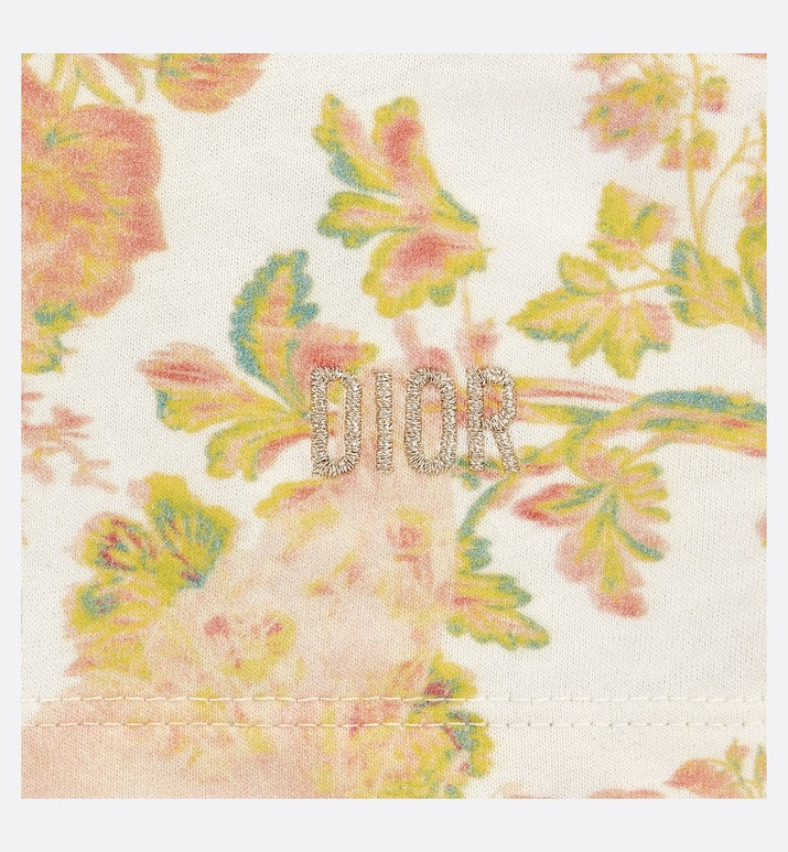 Kid's T-Shirt • Multicolor Cotton Jersey with Floral Print