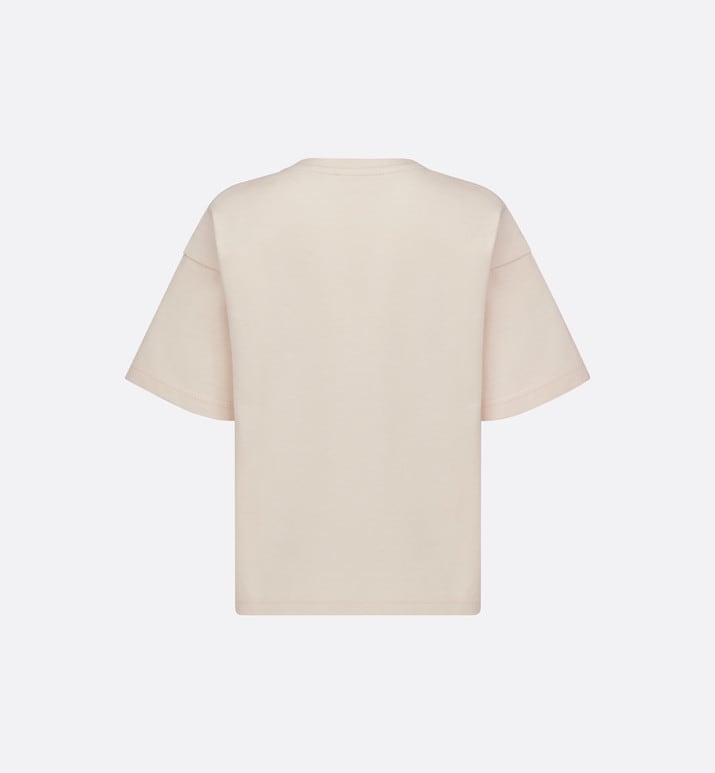 Kid's T-Shirt • Light Beige Thick Cotton Jersey