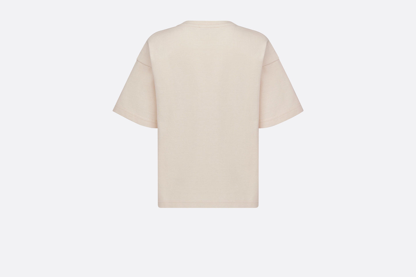 Kid's T-Shirt • Light Beige Thick Cotton Jersey