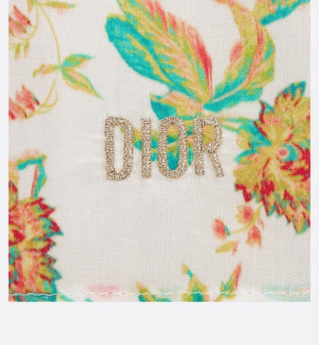 Kid's Short-Sleeved Shirt • Multicolor Voile with Floral Print