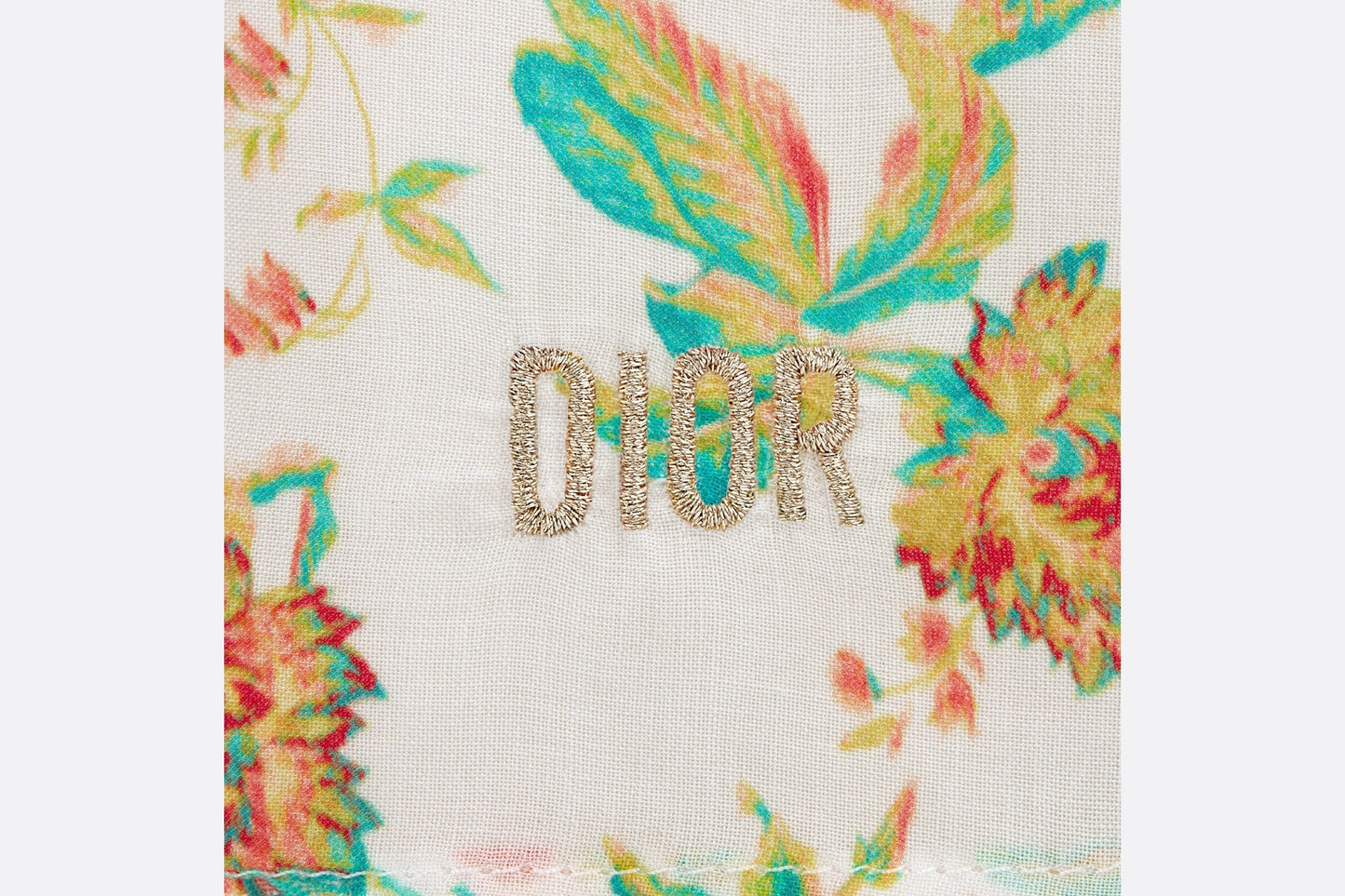 Kid's Short-Sleeved Shirt • Multicolor Voile with Floral Print