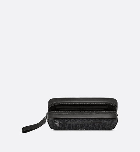 Toiletry Bag • Black CD Diamond Canvas
