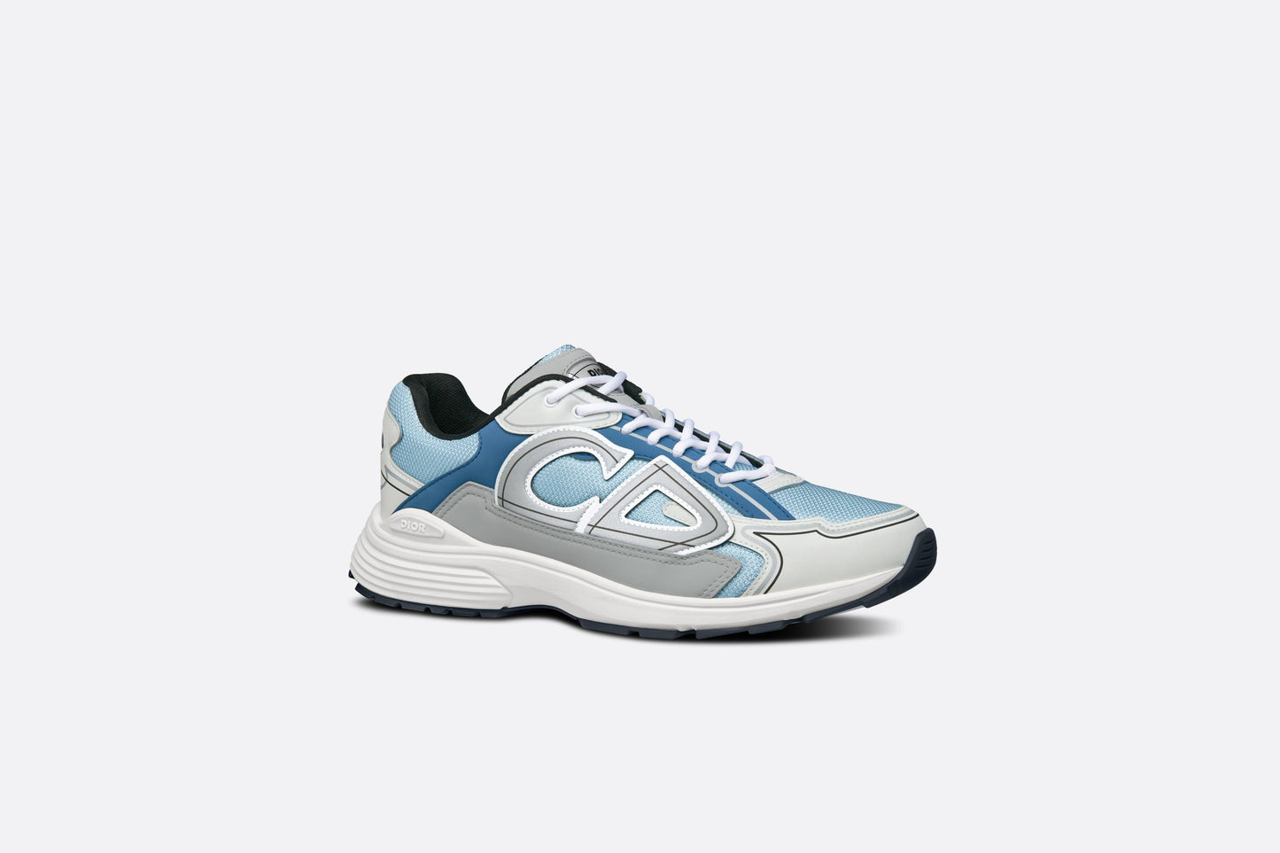 B30 Sneaker • Light Blue Mesh and Blue, Gray and White Technical Fabric