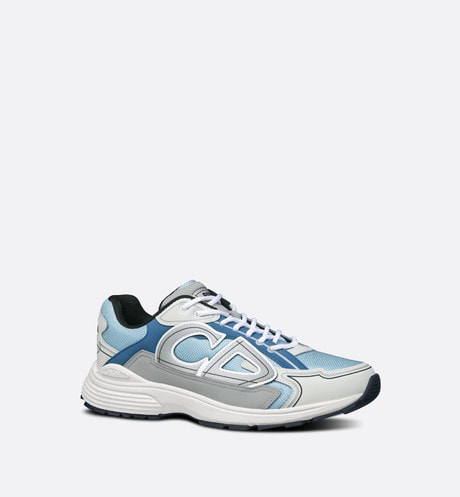 B30 Sneaker • Light Blue Mesh and Blue, Gray and White Technical Fabric