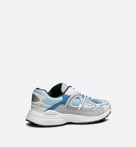 B30 Sneaker • Light Blue Mesh and Blue, Gray and White Technical Fabric