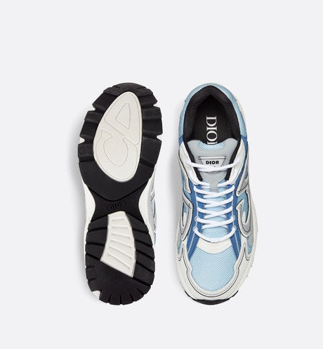 B30 Sneaker • Light Blue Mesh and Blue, Gray and White Technical Fabric