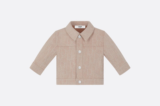 Baby Jacket • Beige Dior Oblique Cotton Denim