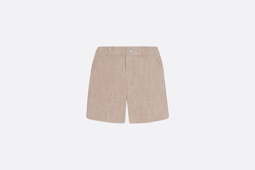 Baby Shorts • Beige Dior Oblique Cotton Denim