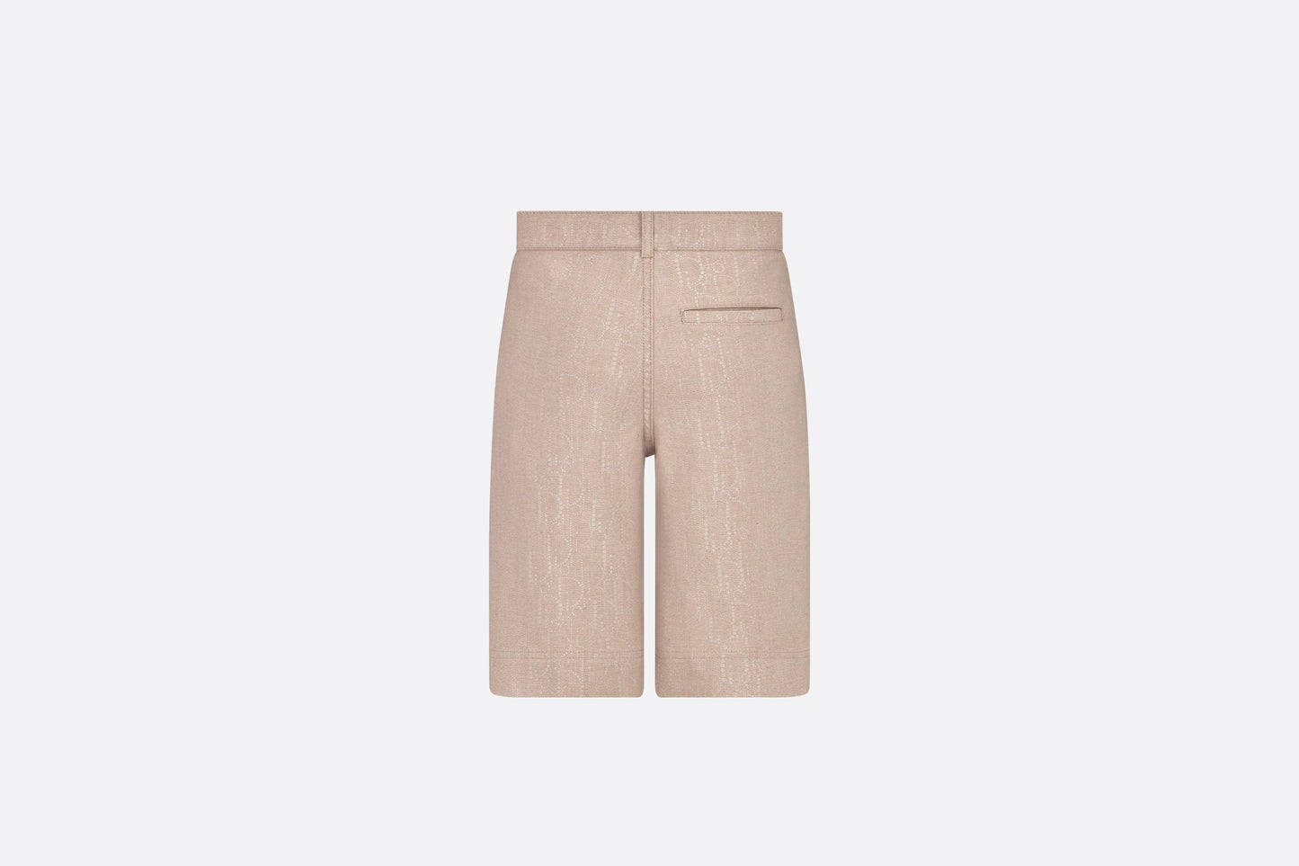 Kid's Bermuda Shorts • Beige Dior Oblique Cotton Denim