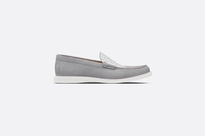 Dior Granville Loafer • Dior Gray Suede and Dior Oblique Jacquard