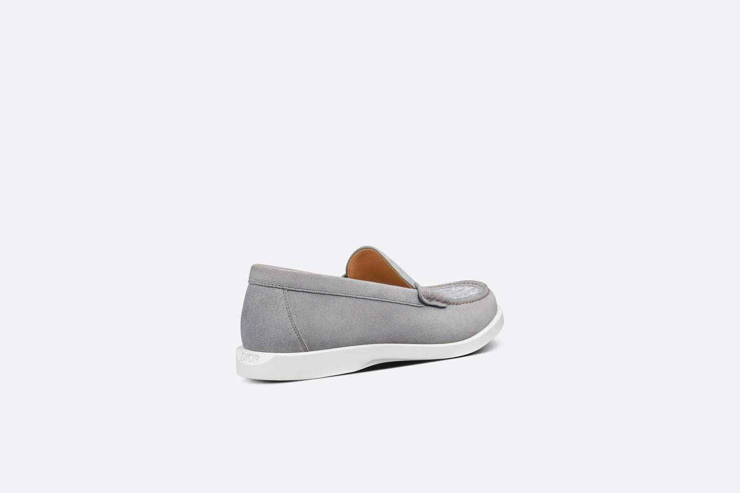 Dior Granville Loafer • Dior Gray Suede and Dior Oblique Jacquard