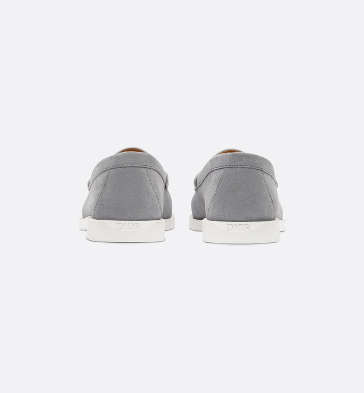 Dior Granville Loafer • Dior Gray Suede and Dior Oblique Jacquard