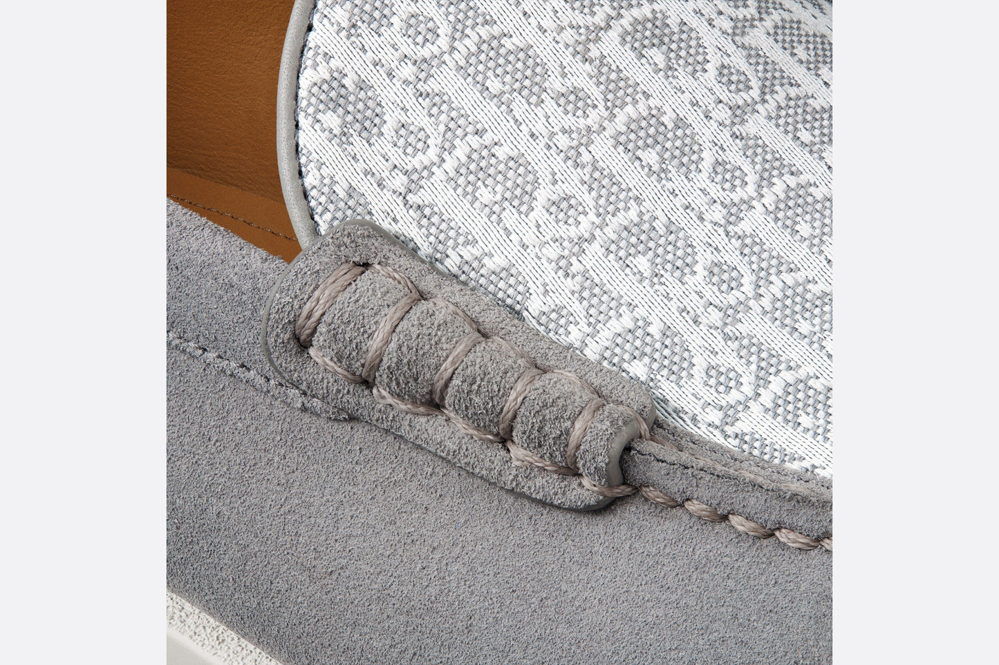 Dior Granville Loafer • Dior Gray Suede and Dior Oblique Jacquard