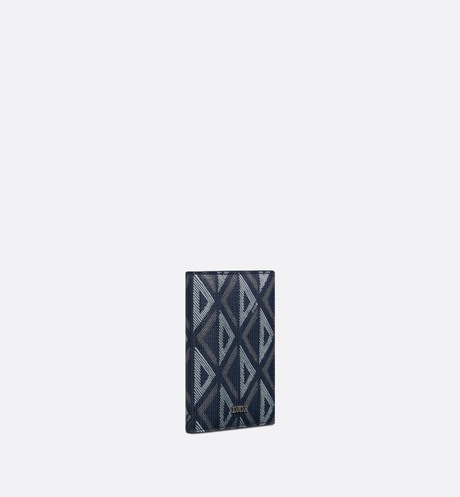 Bi-Fold Card Holder • Navy Blue CD Diamond Canvas