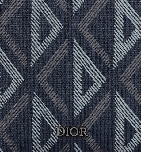 Bi-Fold Card Holder • Navy Blue CD Diamond Canvas