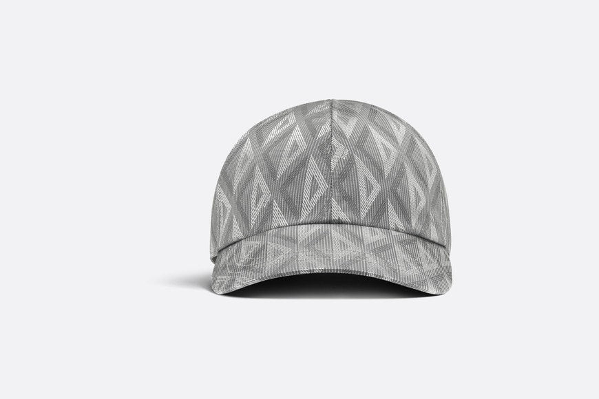 CD Diamond Baseball Cap • Gray Technical Nylon Jacquard